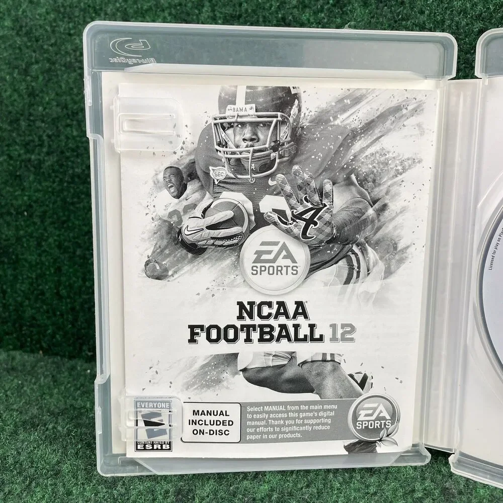 NCAA Football 12 (Sony Playstation 3, 2011) PS3 + Manual + Case